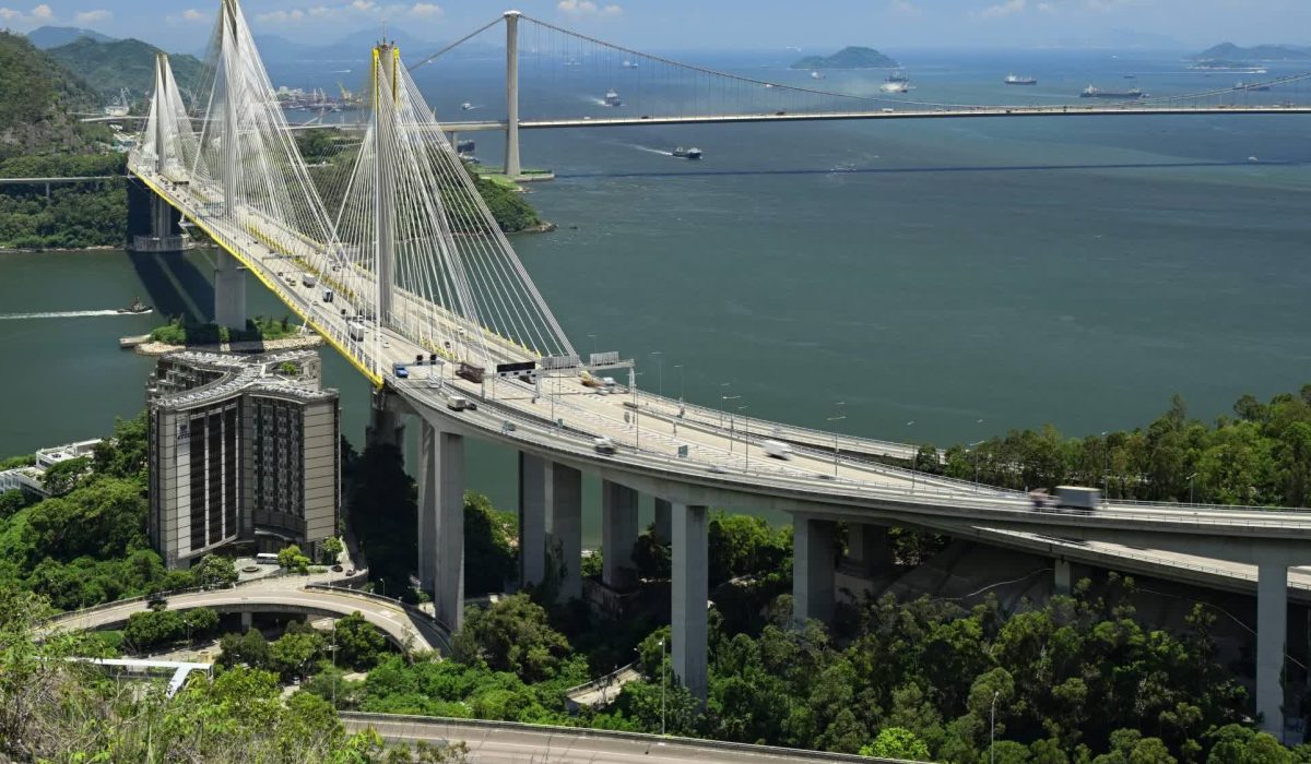 Ting Kau Bridge Smart Motorway Test on June 21