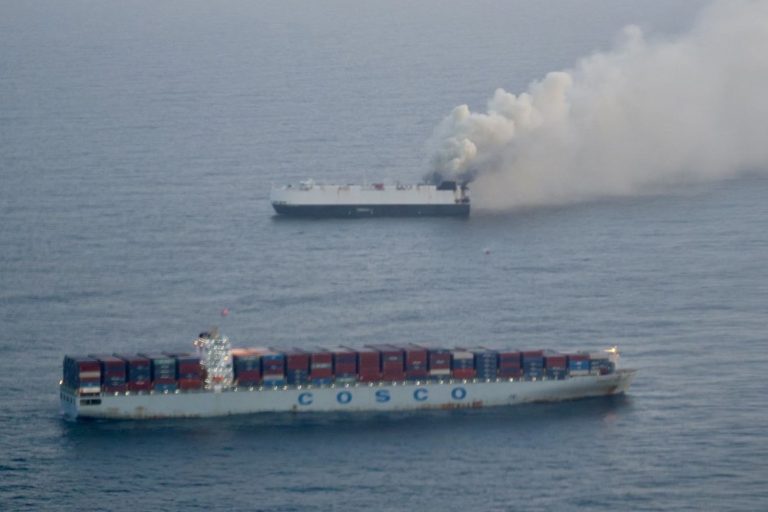 Cargo Ship With 3,000 Vehicles Sinks Near Alaska