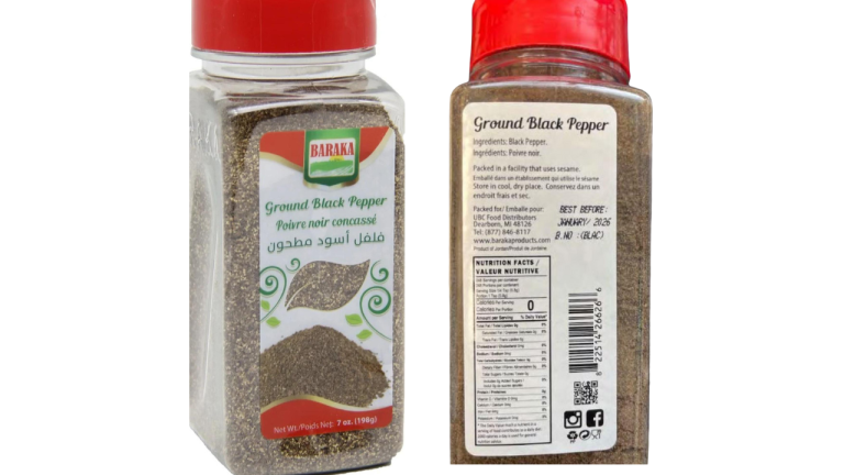 South Africa black pepper recall over pesticide risk