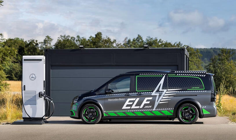 10 minutes to recharge 100 kWh! Mercedes-Benz ELF makes charging more convenient