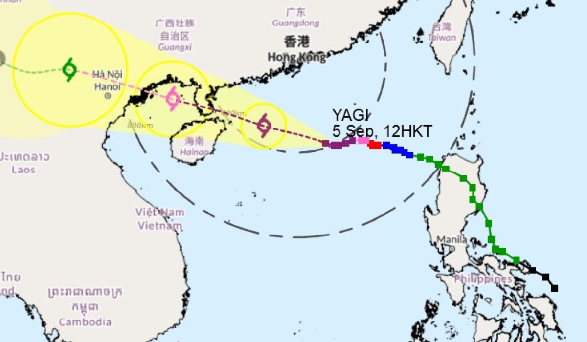 Tropical Cyclone Threatens Hong Kong This Week